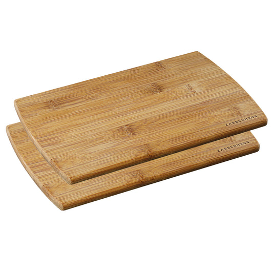 Frühstücksbretter 2er-Set, Bambus 26 x 17 cm