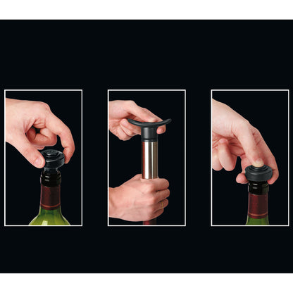 Weinpumpe mit 2 Stopfen