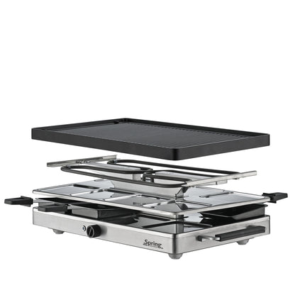 Raclette mit Alugrillplatte