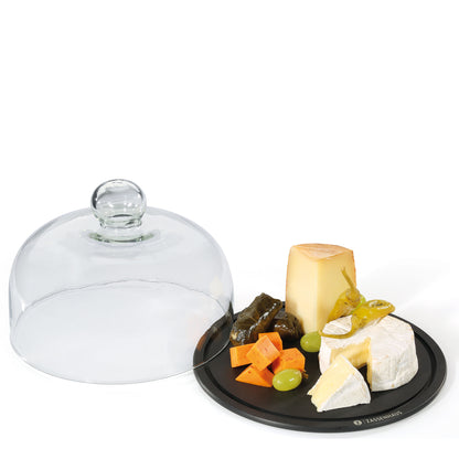 Käseglocke mit Glasdeckel Ø 23 cm