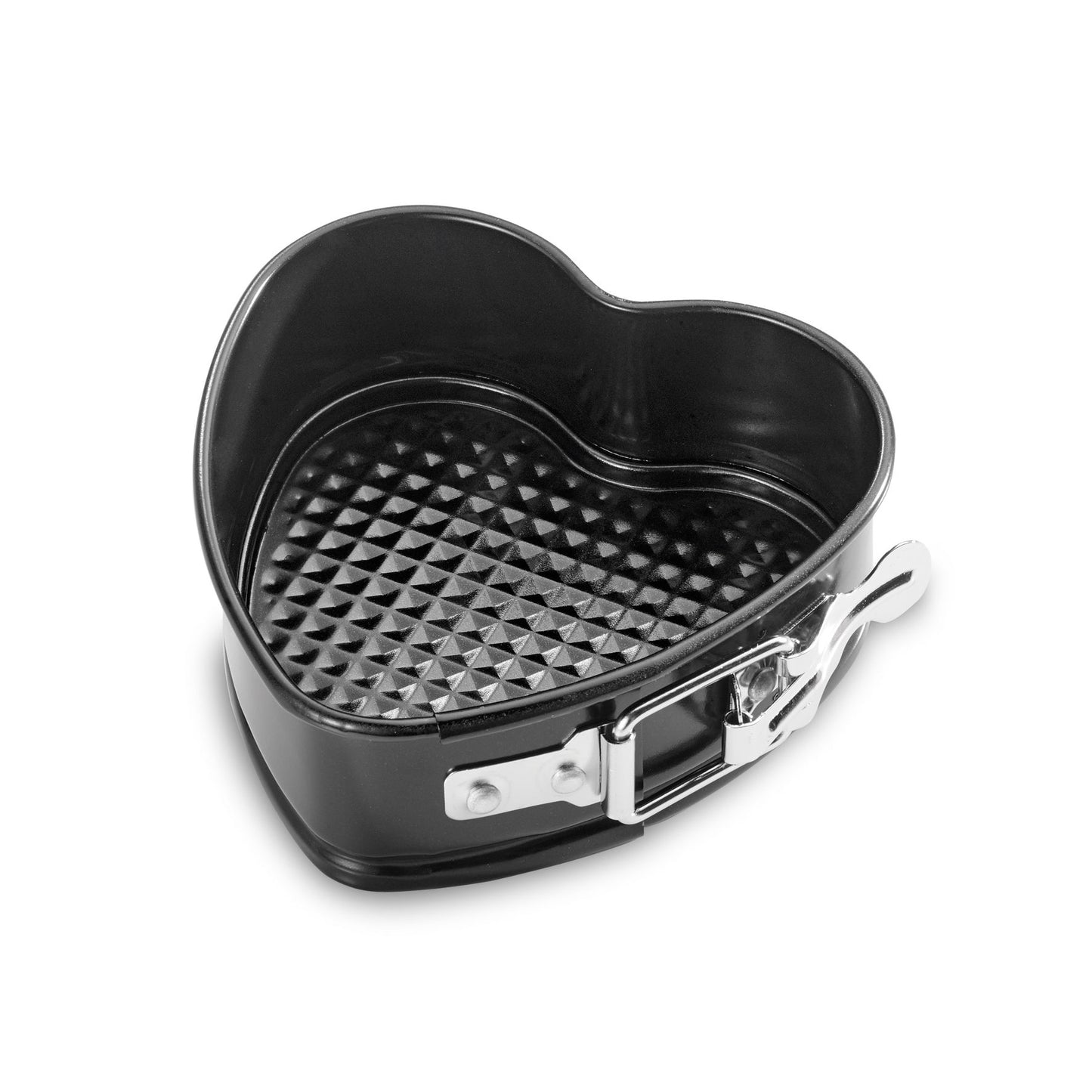 Springform Herz 12 cm, schwarz