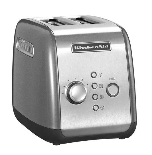 KitchenAid Toaster 2 Scheiben 5KMT221ECU Kontur-Silber