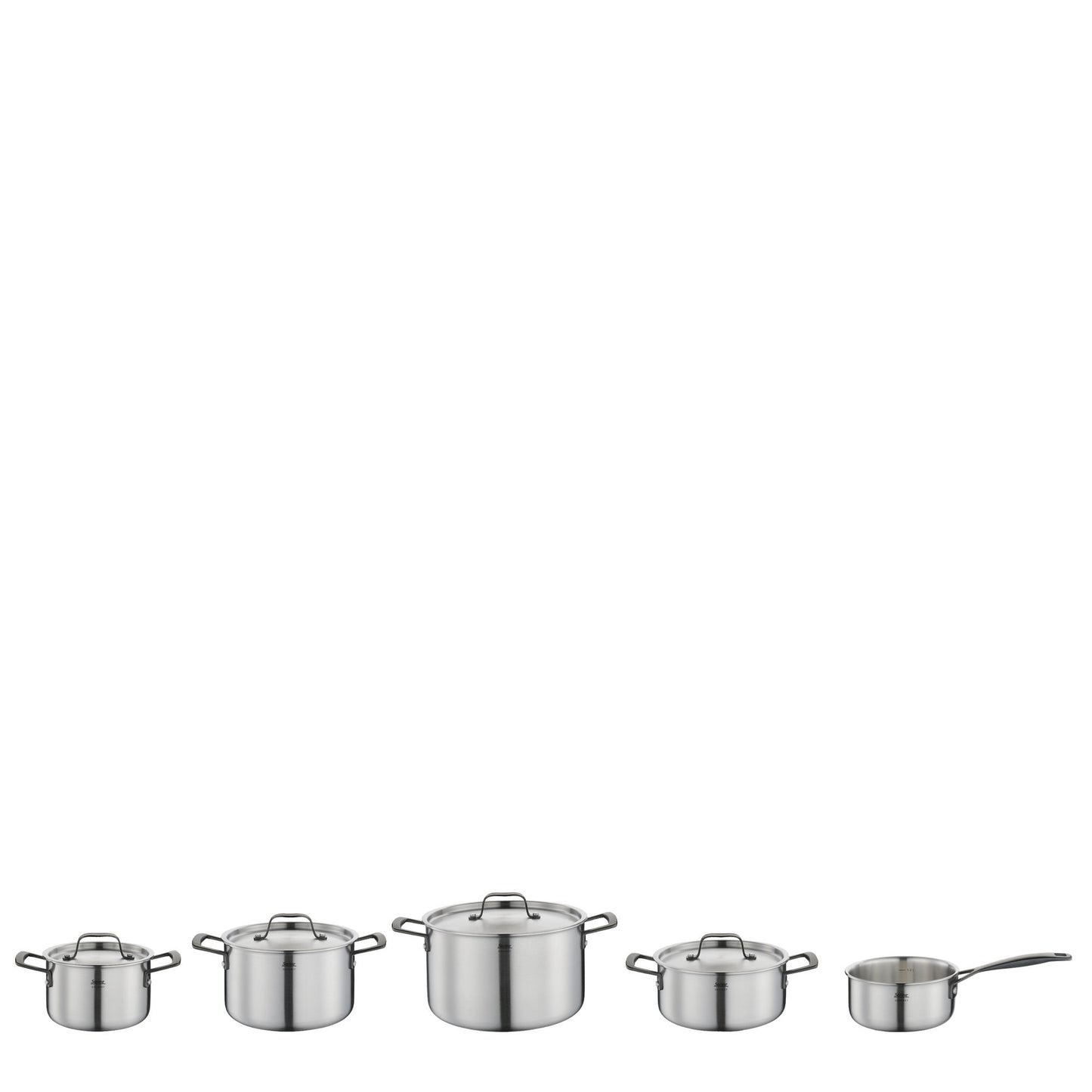 Topf-Set 5-teilig, schwarz