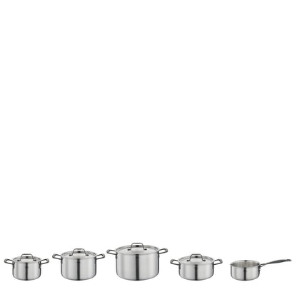 Topf-Set 5-teilig, schwarz