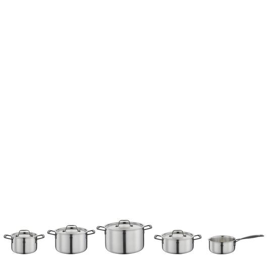 Topf-Set 5-teilig, schwarz