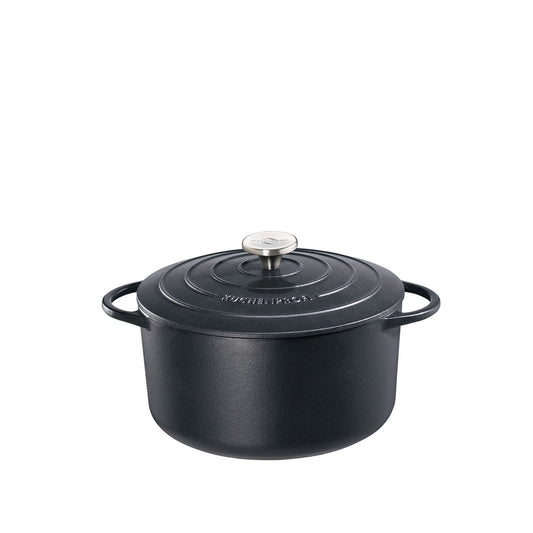Bratentopf rund, 28 cm schwarz
