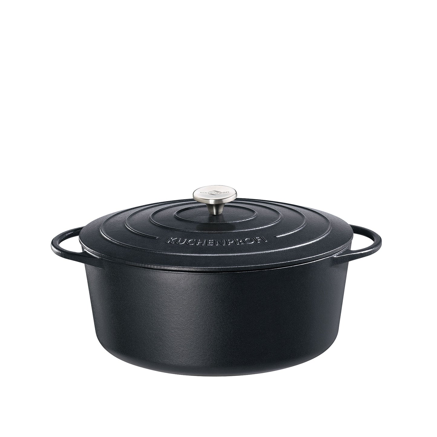 Bratentopf oval, 33 cm classic black