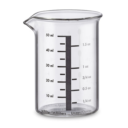 Messbecher 50 ml, Glas