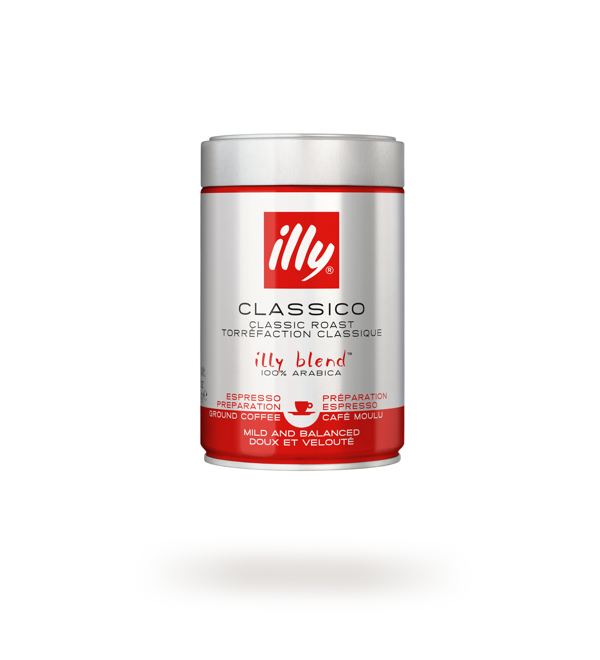 illy Classico gemahlener Kaffee für Espresso 250 g