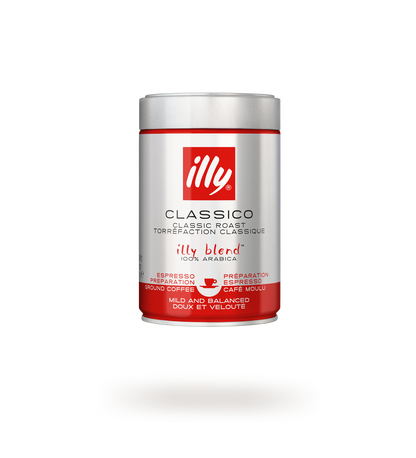 illy Classico gemahlener Kaffee für Espresso 250 g
