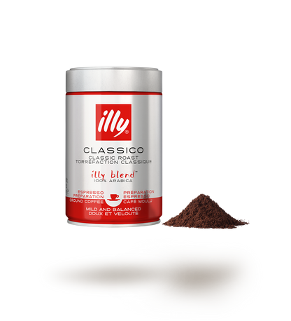 illy Classico gemahlener Kaffee für Espresso 250 g