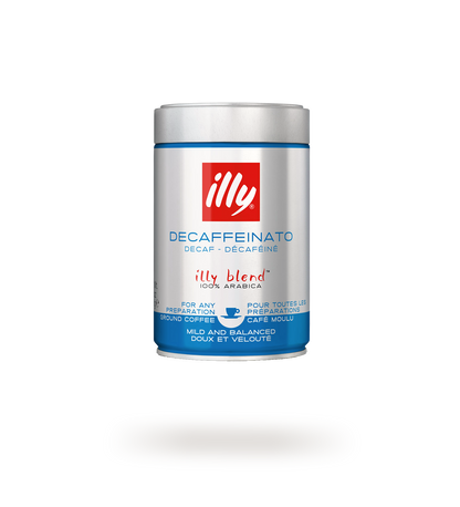 illy Decaf entkoffeiniert gemahlener Kaffee für Espresso 250 g