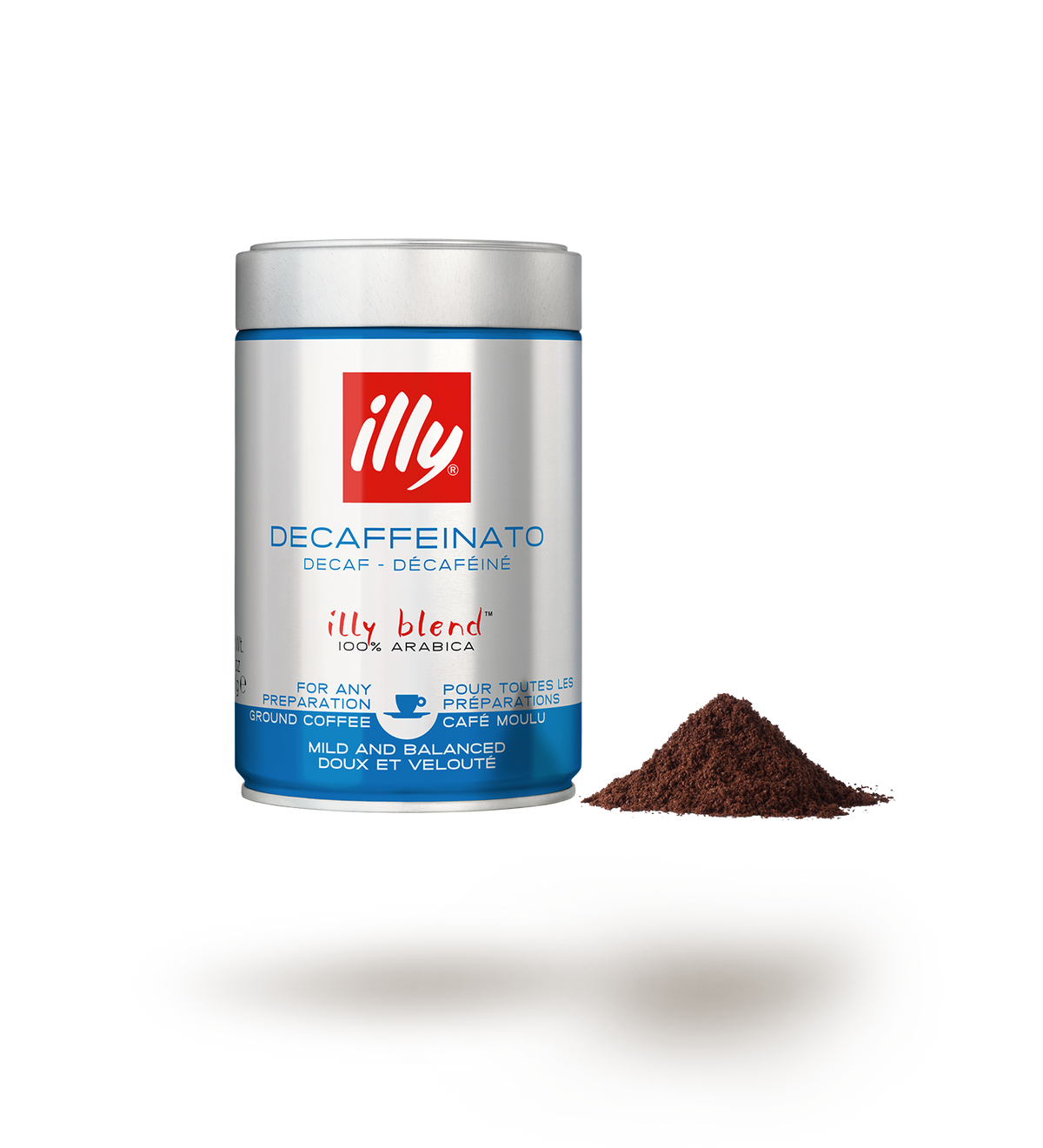 illy Decaf entkoffeiniert gemahlener Kaffee für Espresso 250 g