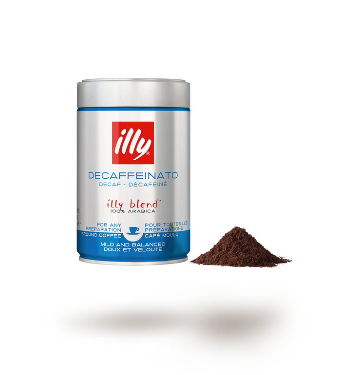 illy Decaf entkoffeiniert gemahlener Kaffee für Espresso 250 g