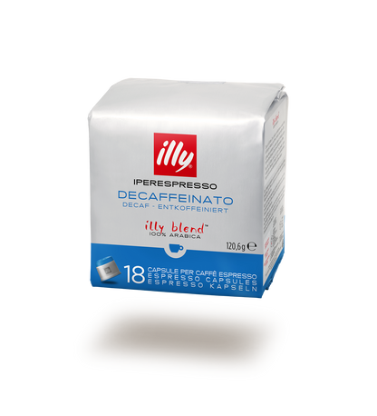 illy Decaf entkoffeiniert Iperespresso Kaffeekapseln, 18 Kapseln