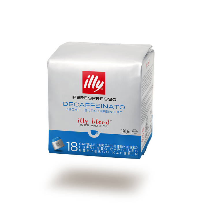 illy Decaf entkoffeiniert Iperespresso Kaffeekapseln, 18 Kapseln