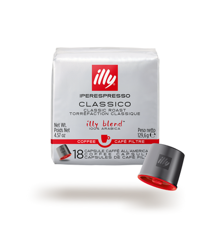 illy Classico Filterkaffee-Kapseln Iperespresso, 18 Kapseln