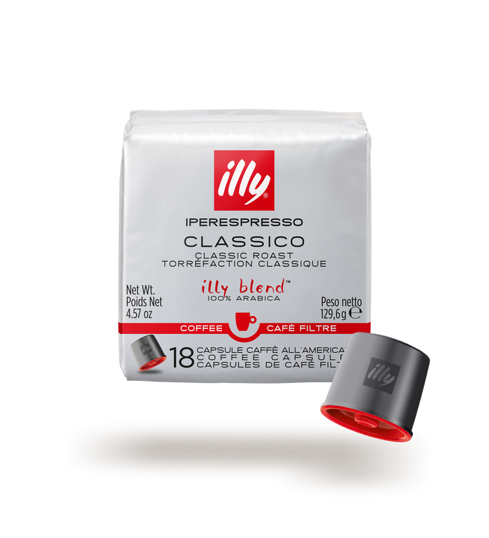 illy Classico Filterkaffee-Kapseln Iperespresso, 18 Kapseln