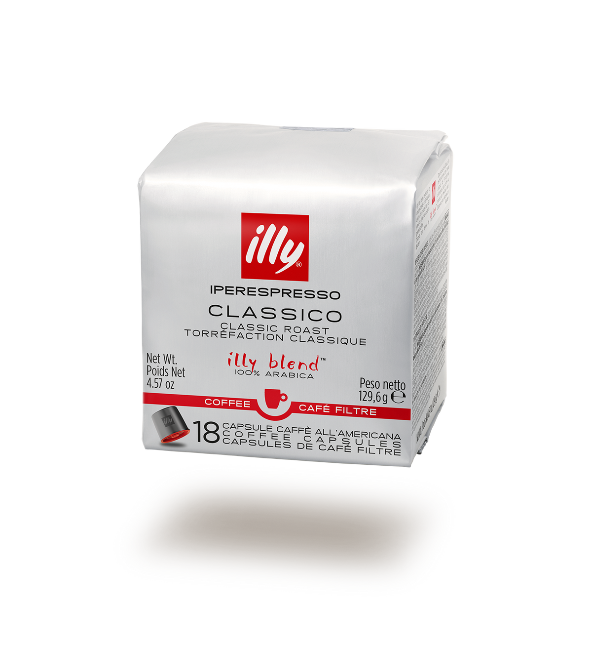 illy Classico Filterkaffee-Kapseln Iperespresso, 18 Kapseln