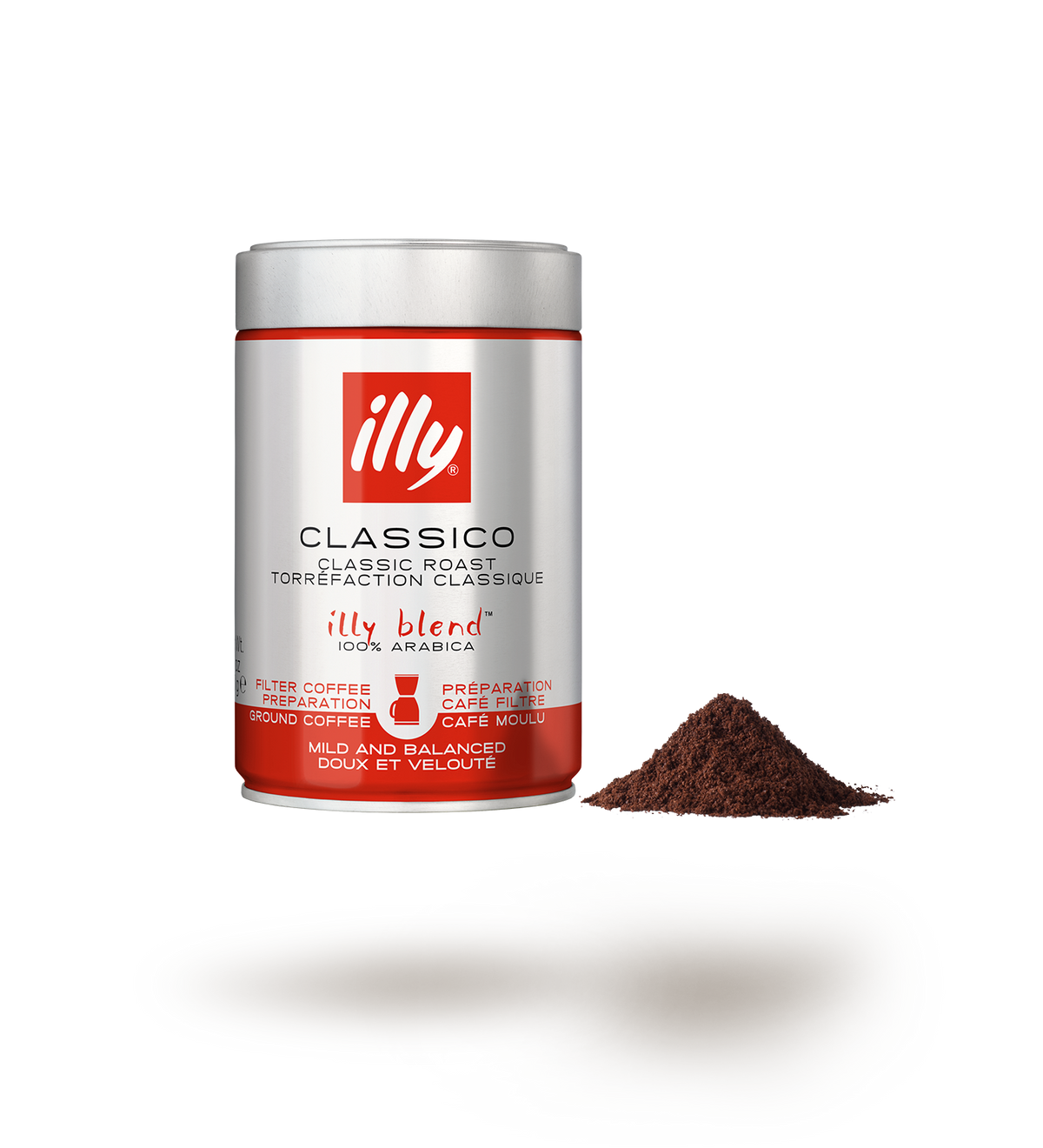illy Classico gemahlener Kaffee für Filter 250 g