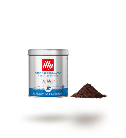 illy Decaf entkoffeiniert gemahlener Kaffee für Espresso 125 g