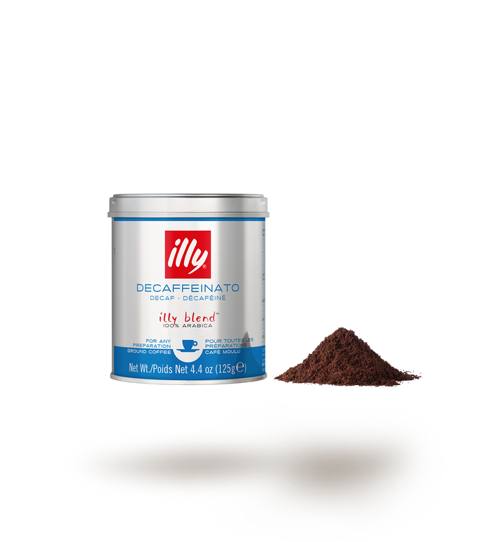 illy Decaf entkoffeiniert gemahlener Kaffee für Espresso 125 g