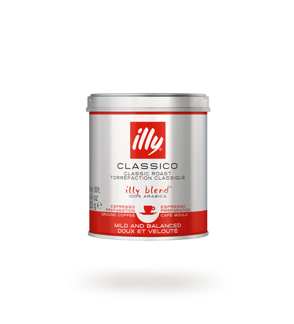 illy Classico gemahlener Kaffee für Espresso 125 g
