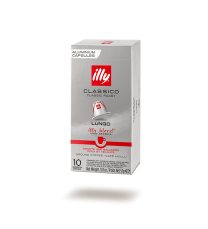 illy Classico Lungo Kaffeekapseln kompatibel mit Nespresso Original*, 57 g