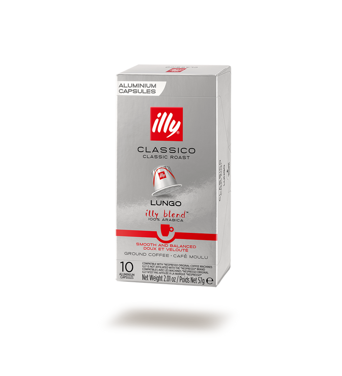 illy Classico Lungo Kaffeekapseln kompatibel mit Nespresso Original*, 57 g
