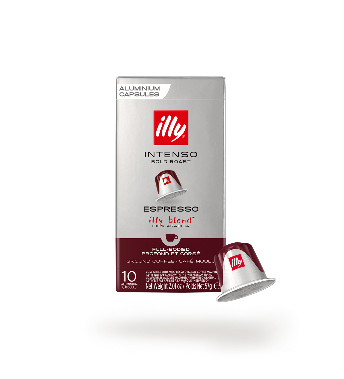 illy Intenso Kaffeekapseln kompatibel mit Nespresso Original*, 57 g