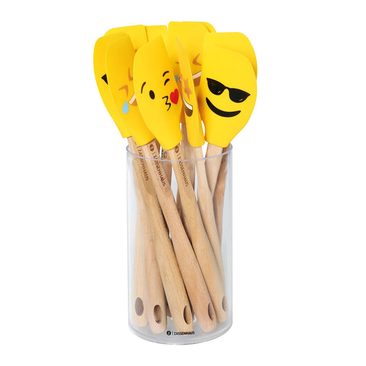 Teigschaber SMILEY2 sortiert, Buche 30,5 cm