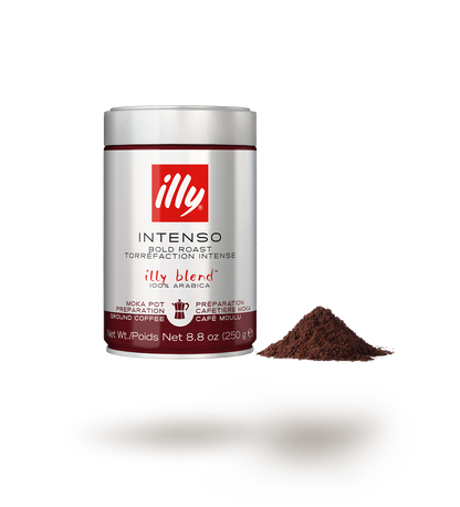 illy Intenso gemahlener Kaffee für Mokkakanne 250 g