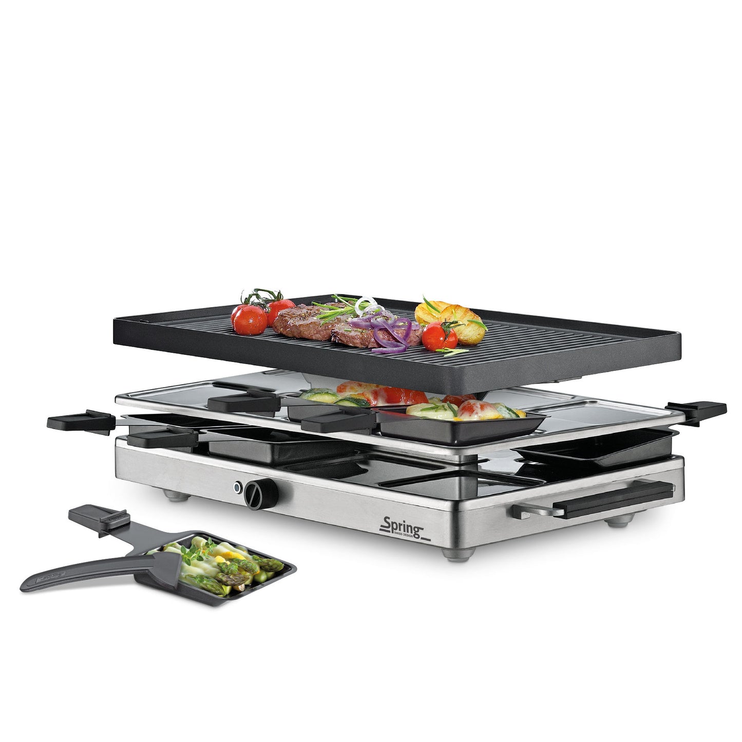 Raclette mit Alugrillplatte