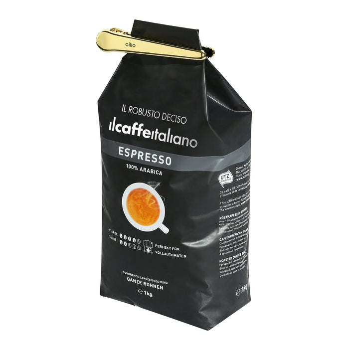 Kaffeetütenklammer 2er-Set, gold - Ansicht 2