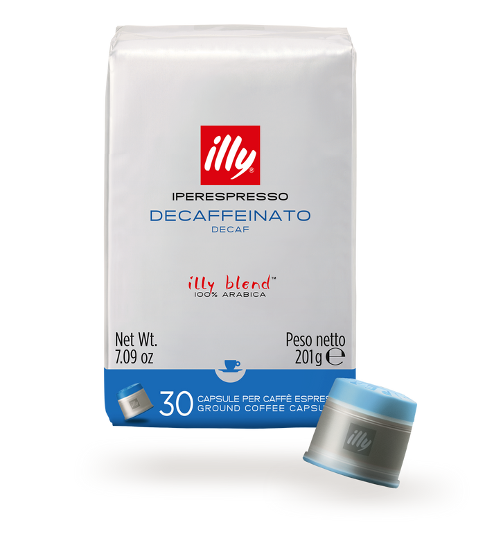 illy Decaf entkoffeiniert Iperespresso Kaffeekapseln, 30 Kapseln