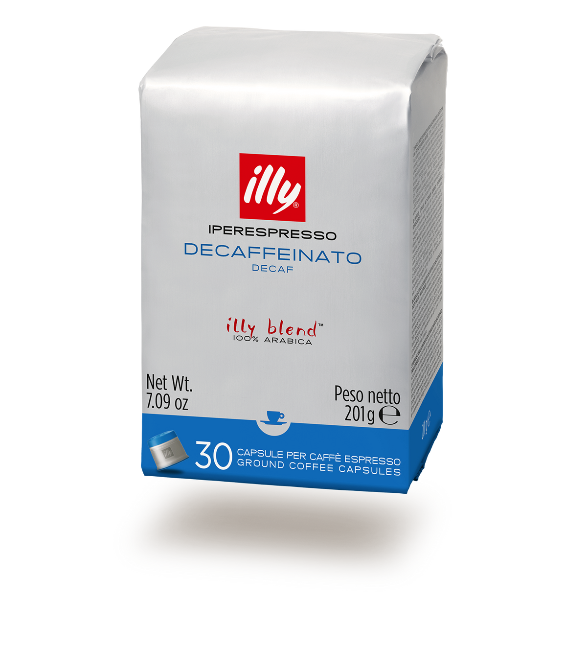 illy Decaf entkoffeiniert Iperespresso Kaffeekapseln, 30 Kapseln