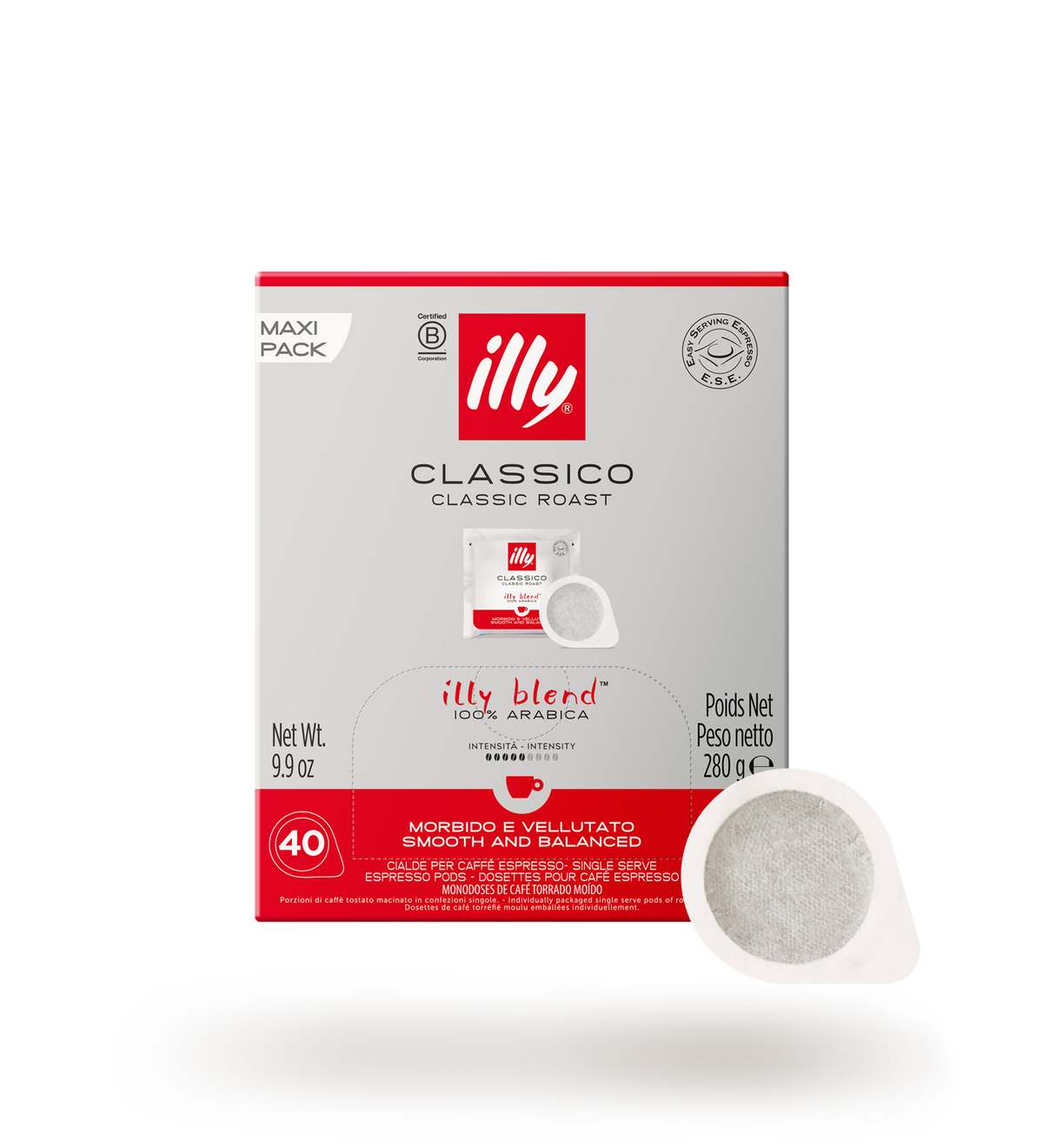 illy Classico E.S.E. Kaffeepads, 40 Pads
