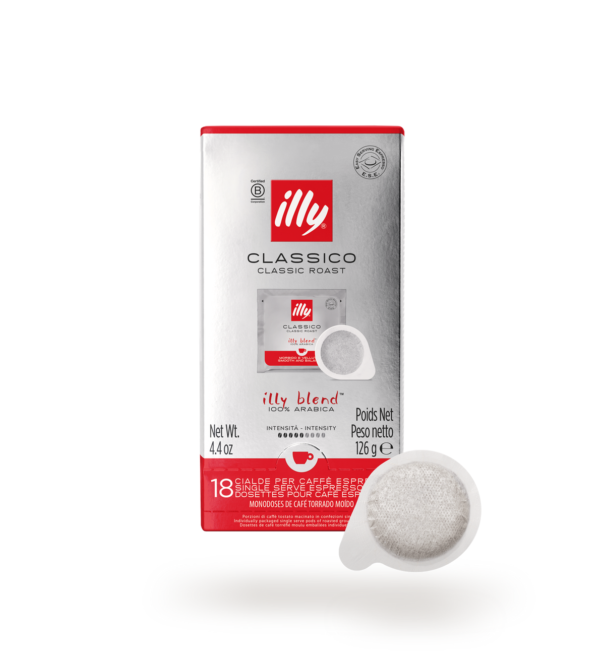 illy Classico E.S.E. Kaffeepads, 18 Pads