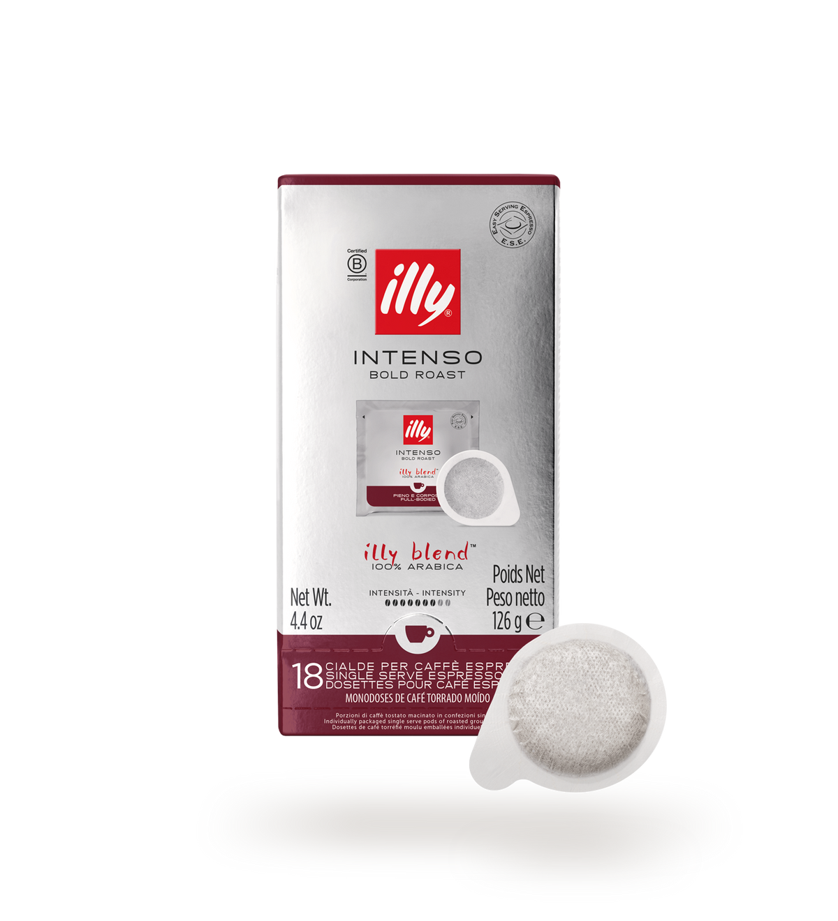 illy Intenso E.S.E. Kaffeepads, 18 Pads