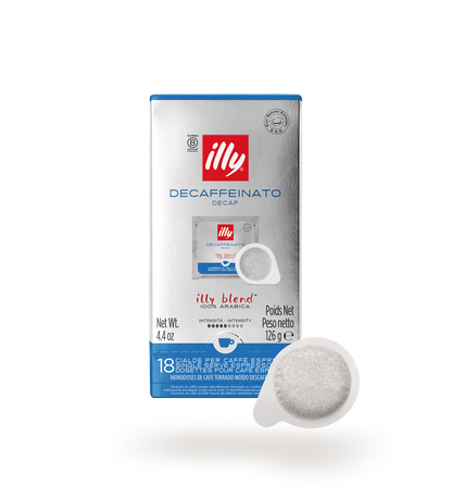 illy Decaf entkoffeiniert E.S.E. Kaffeepads, 18 Pads