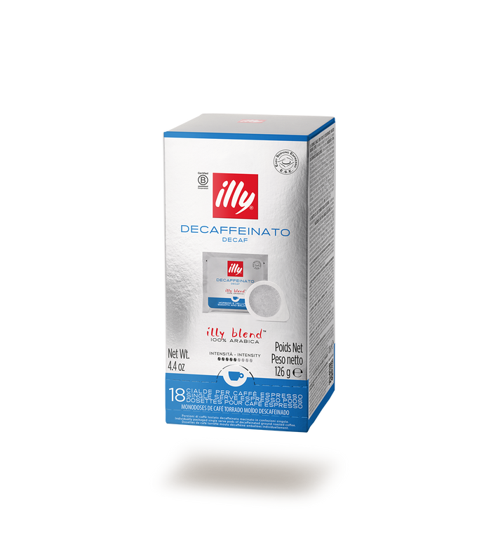 illy Decaf entkoffeiniert E.S.E. Kaffeepads, 18 Pads