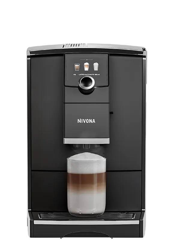 NIVONA CafeRomatica NICR 790 Kaffeevollautomat in Schwarz, Frontansicht