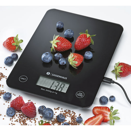 Digitale Küchenwaage BALANCE USB, schwarz