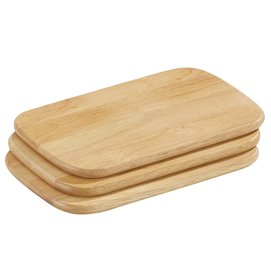 Frühstücksbretter 3er-Set, hell 22 x 15 cm