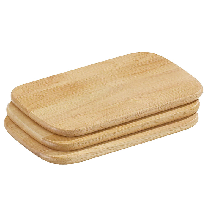 Frühstücksbretter 3er-Set, hell 22 x 15 cm