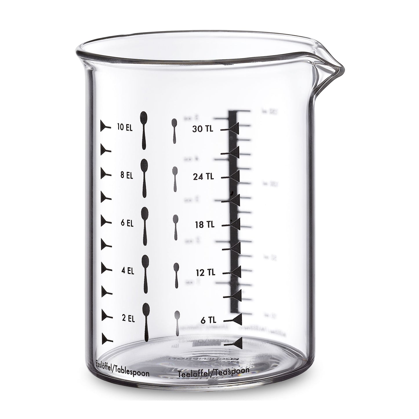 Messbecher 150 ml, Glas