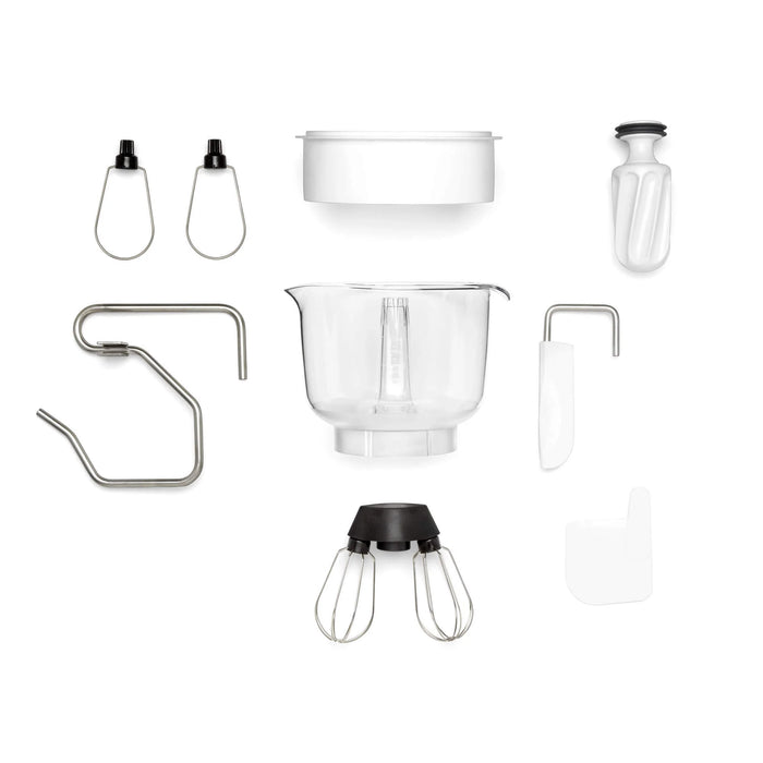 Ankarsrum Assistent Original 6230 - Black Chrome Hochglanz Metallic incl. Ice Creme Maker