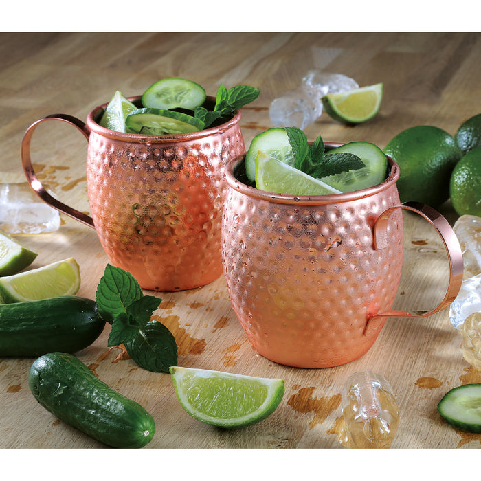 Becher MOSCOW MULE Hammerschlag - Ansicht 2