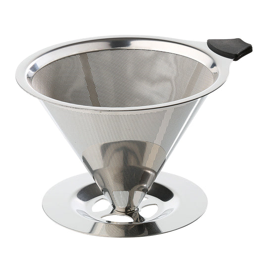 Dauerfilter für Kaffee mit Standfuß EDELSTAHL