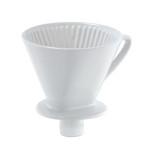 Kaffeefilter mit Stutzen Gr. 4 weiß